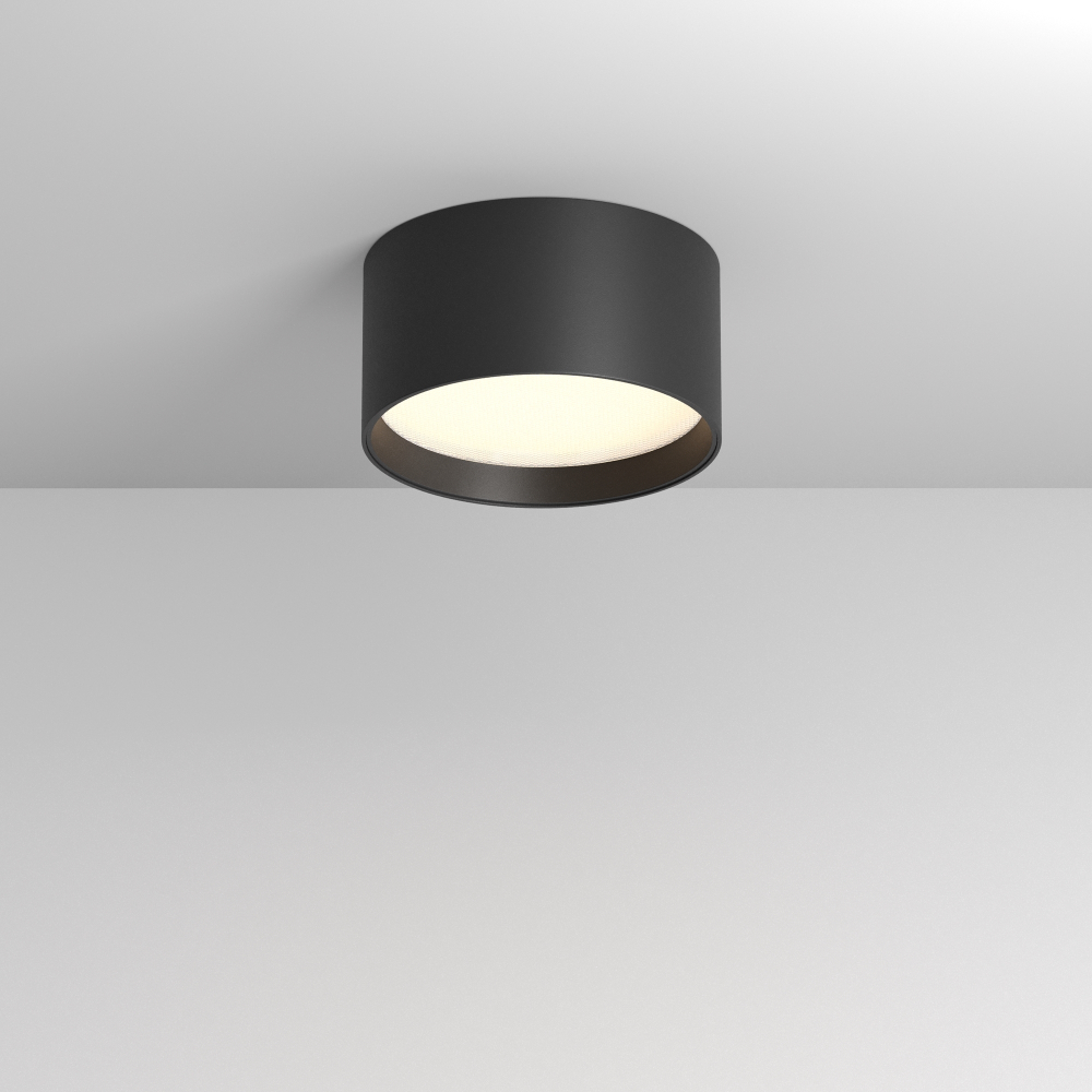 Накладной светодиодный светильник Maytoni Glare C091CL-12W3K-B