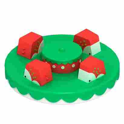 Детский аттракцион 4kids Карусель «Клубничка» c электроприводом