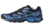 SALOMON Salomon X-6 ADV PU fabric synthetic leather trend shock absorption, non-slip, wear-resistant, waterproof support, low-top off-road outdoor shoes for men and women with the same dark night blue