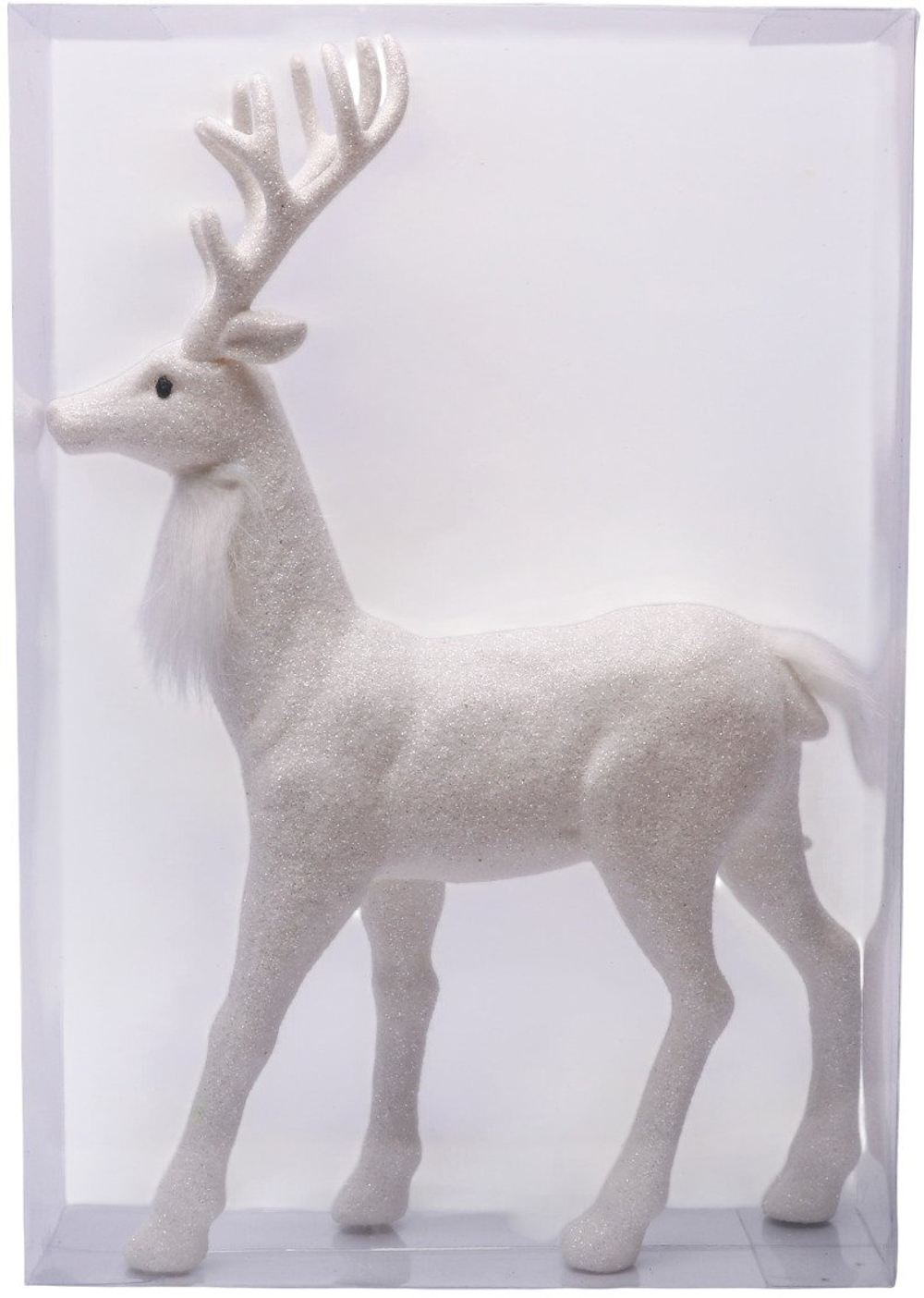 Фигурка декоративная Олень белый 23х34х6см, SYXL-2425080