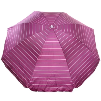 Зонт пляжный D=200 см, h=210 см, «Градиент АРТ1400», с покрытием от нагрева, ДоброСад