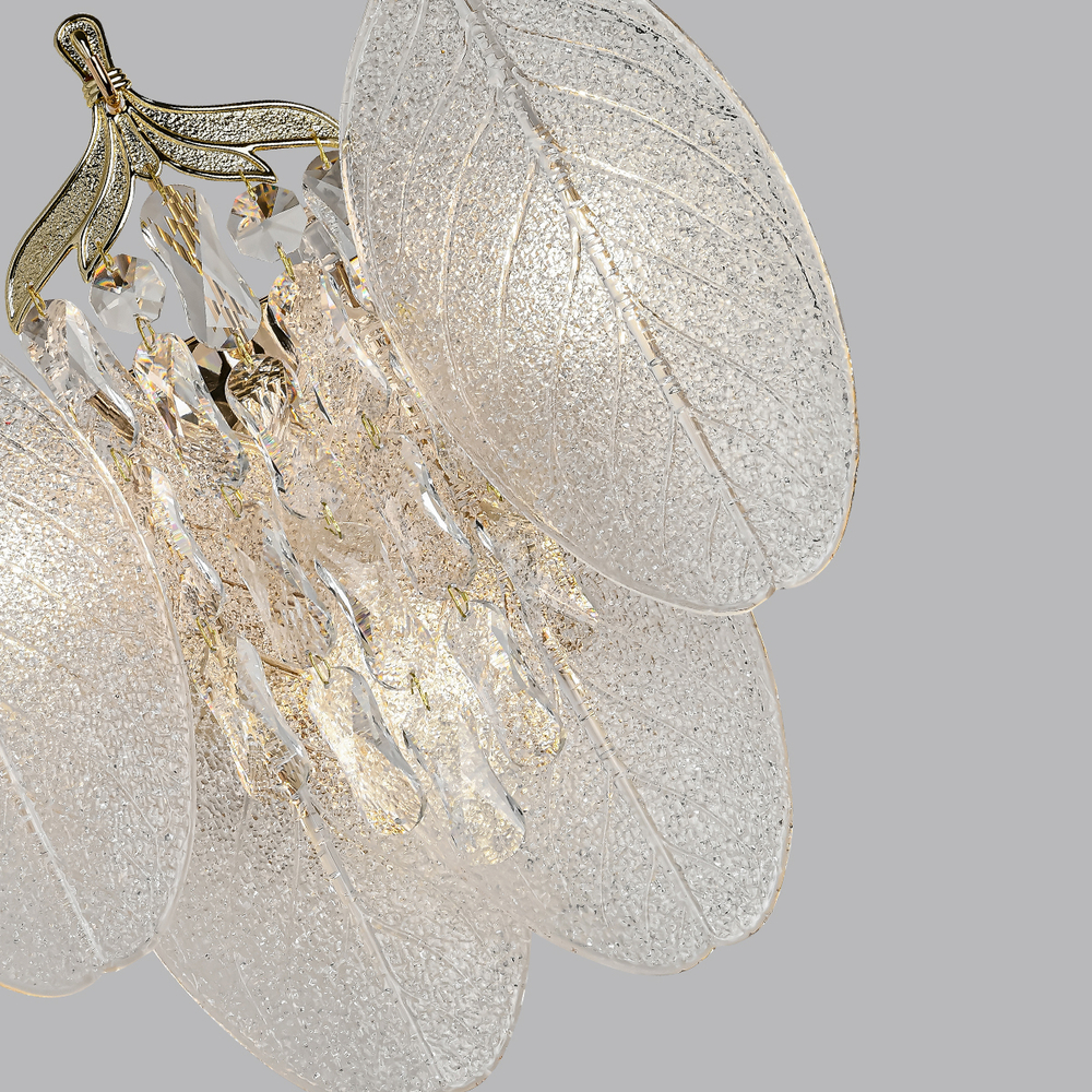 5049/3W HALL ODL24 511 золото/прозрачный/металл/хрусталь/стекло Бра E14 3*40W TEARS