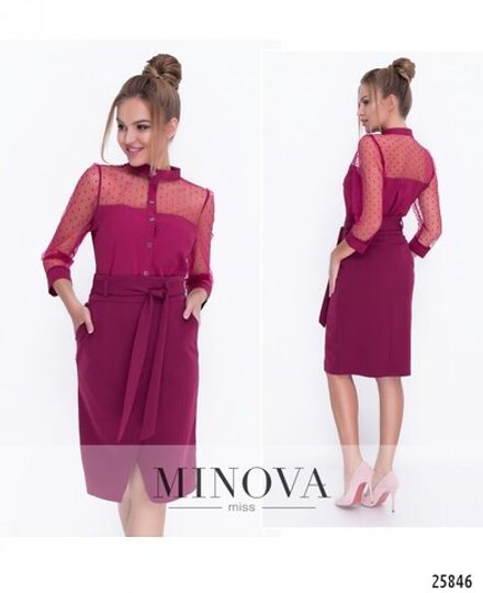 Юбка 1108-марсала Minova Фото 1