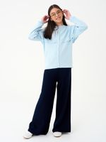 Кардиган для девочки AT1423 голубой