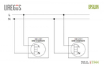 Розетка USB Двойная для Зарядки УМНАЯ 5V(3,4А) Белая LIREGUS EPSILON