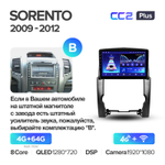 Teyes CC2 Plus 9"для KIA Sorento 2 2009-2012