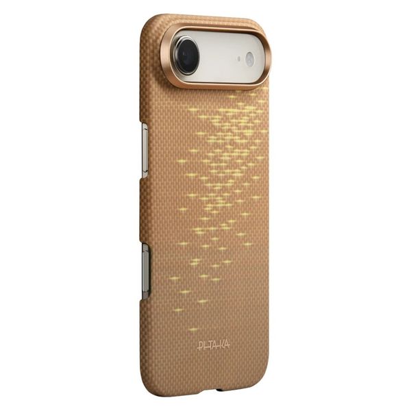 Чехол Pitaka Edge Case для iPhone Air, Золотой блик | Golden Glint