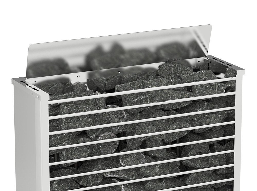 Электрическая печь SAWO MINI CIRRUS ROCK 2 CRR2-50NS-P (5 кВт, нержавейка), выносной пульт (пульт и блок мощности докупаются отдельно)