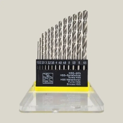 Набор кобальтовых сверл М35 (Р6М5К5) по металлу и дереву 13шт. 1-6.5 мм