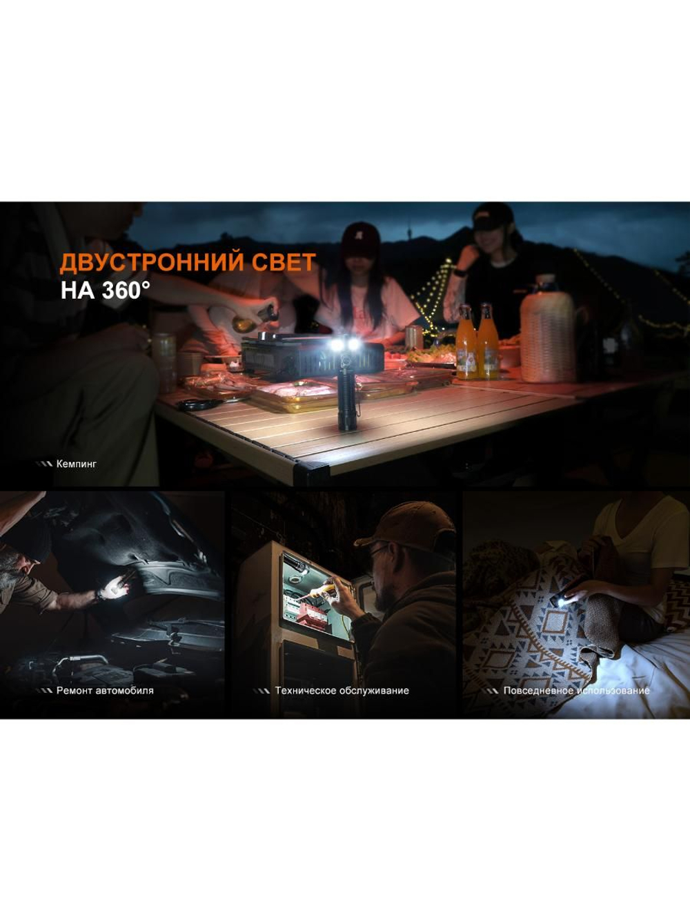 Фонарь Fenix LD35R 1800 люмен