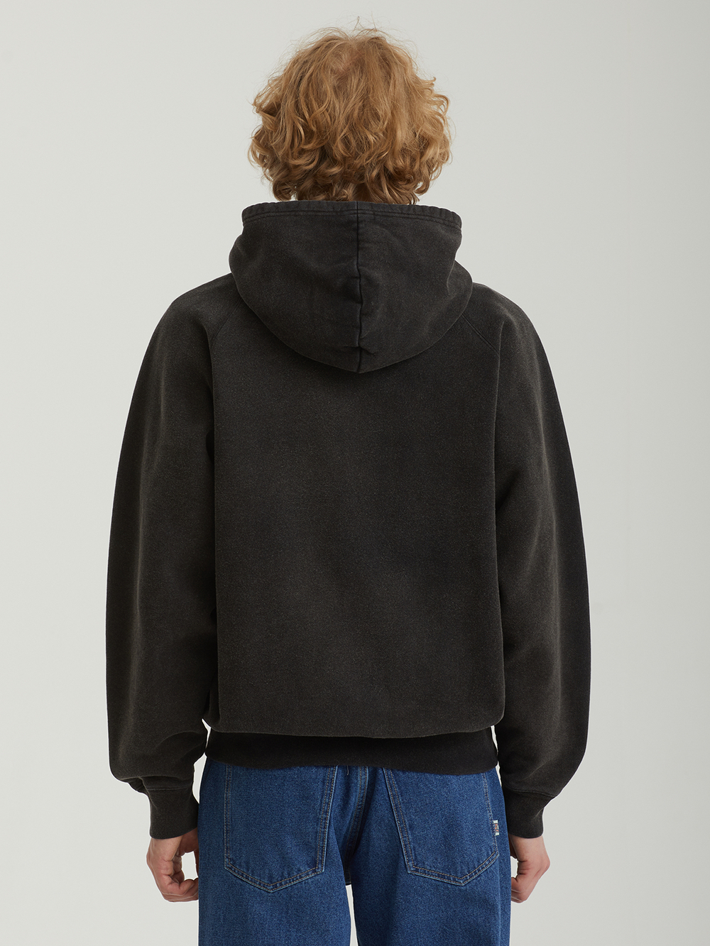 Мужская Толстовка Washed Luckey Logo Zip