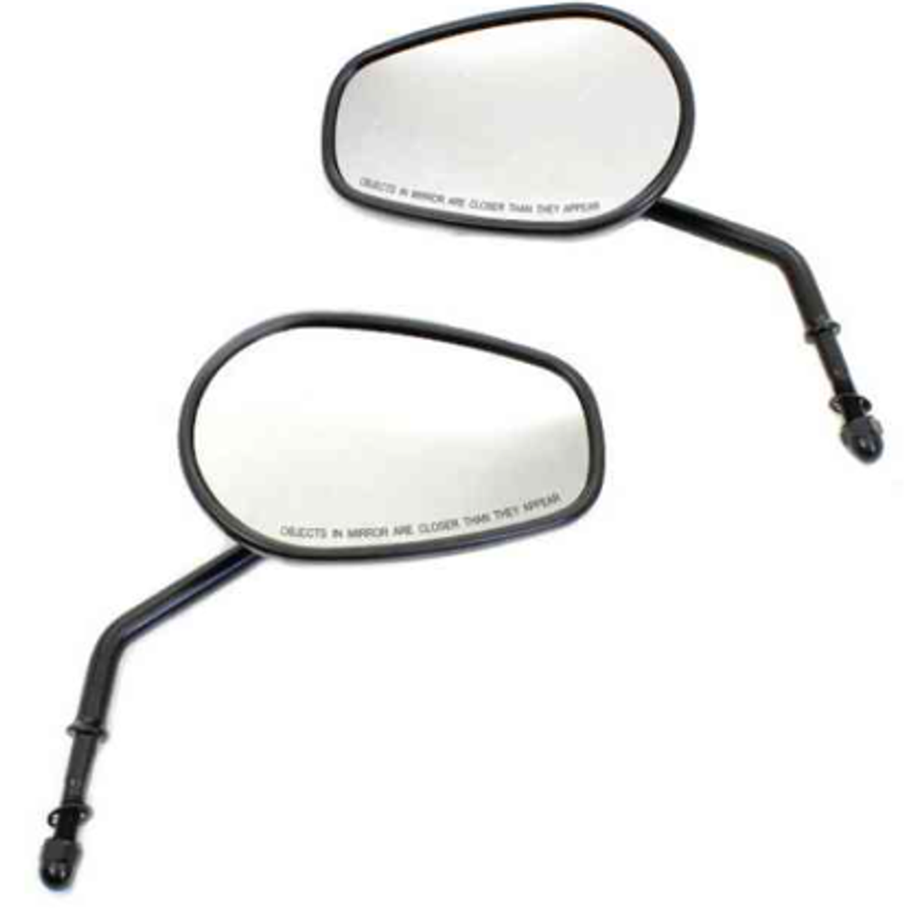 MIRROR TAPERED SHORT STEM BLACK SET