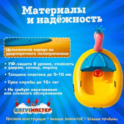 Электрическая лодка-катамаран «Лебедь» XL взрослая, 1+1