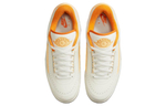 Jordan Air Jordan 2 Low Craft "Melon Tint" Melon Shock Relief Anti-slip Wear Low Help Retro Basketball Shoes Grey Orange