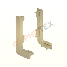 Заглушки внешние (открытые) к профилю L KB92 (лев/прав) Латунь A21