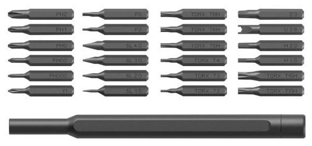 Отвертка Xiaomi Mijia Wiha 24 in 1 с набором бит (MJJXLSD002QW)