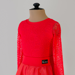 красное платье для танцев