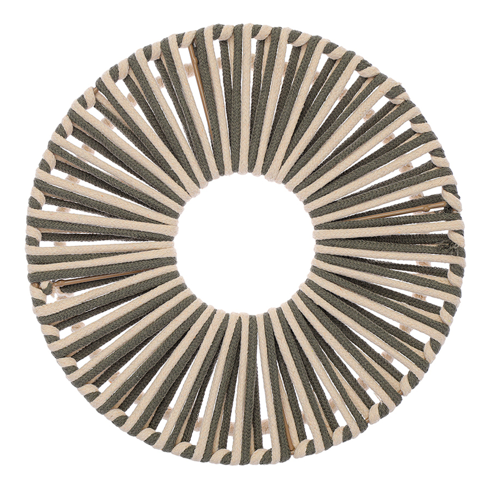 Корзина плетеная Tkano Dholak Grey Ethnic tk24-st_ba0037