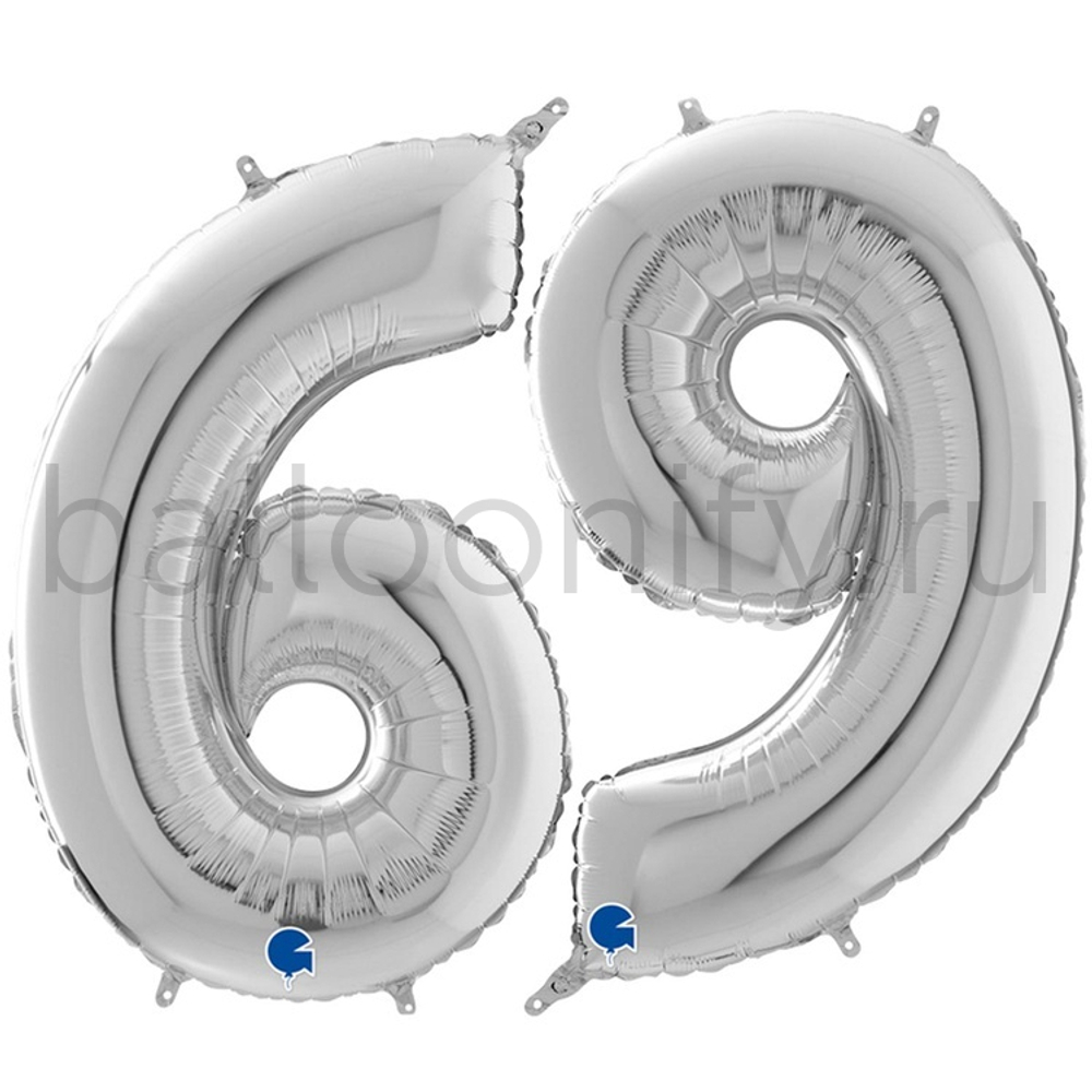 Шар ЦИФРА 9 Gold 26" 66 см