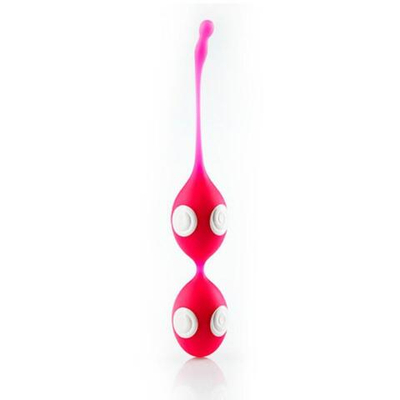 Стильные розовые вагинальные шарики Love Balls (Цвет: розовый)