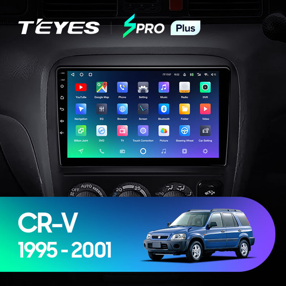 Teyes SPRO Plus 9" для  Honda CR-V 1995-2001