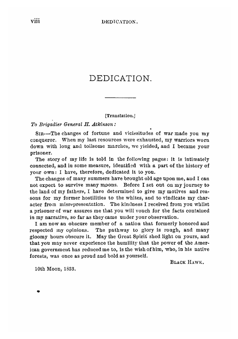 Autobiography of Ma-ka-tai-me-she-kia-kiak. Or, Black Hawk | Black Hawk