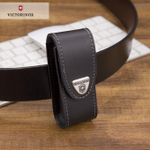 Чехол кожаный Victorinox для ножа 91 мм толщиной 2-4 уровня, черный