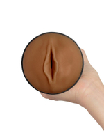 Коричневый мастурбатор-вагина Feel Stroker (Цвет: коричневый)