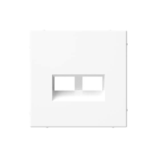 Накладка двойная ArtGallery для информационных функций типа Keystone бел. SE GAL000190