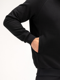 Костюм мужской спортивный теплый. Черный