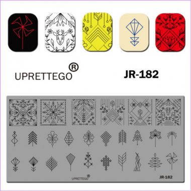 Пластина для стемпинга JR 182