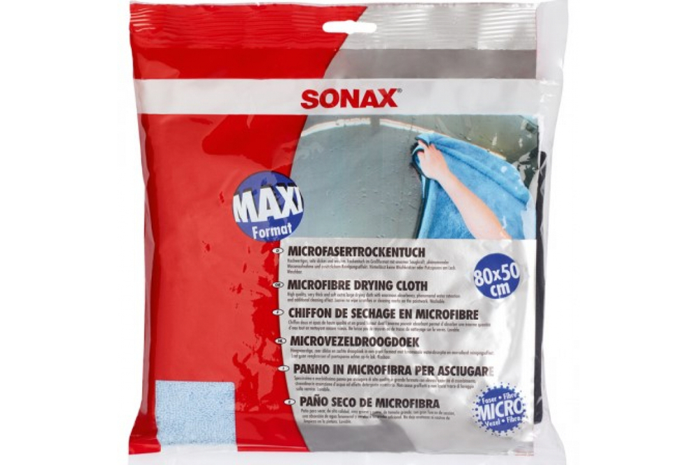 SONAX Впитывающая микрофибра 80*50 см, 500гр/м2