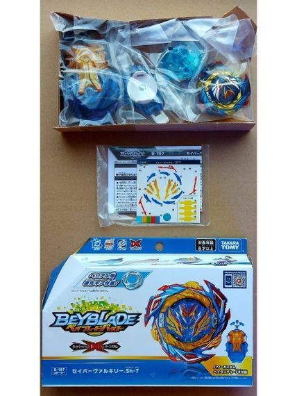 Волчок и лаунчер Savior Valkyrie Shot-7 B187 от Takara Tomy