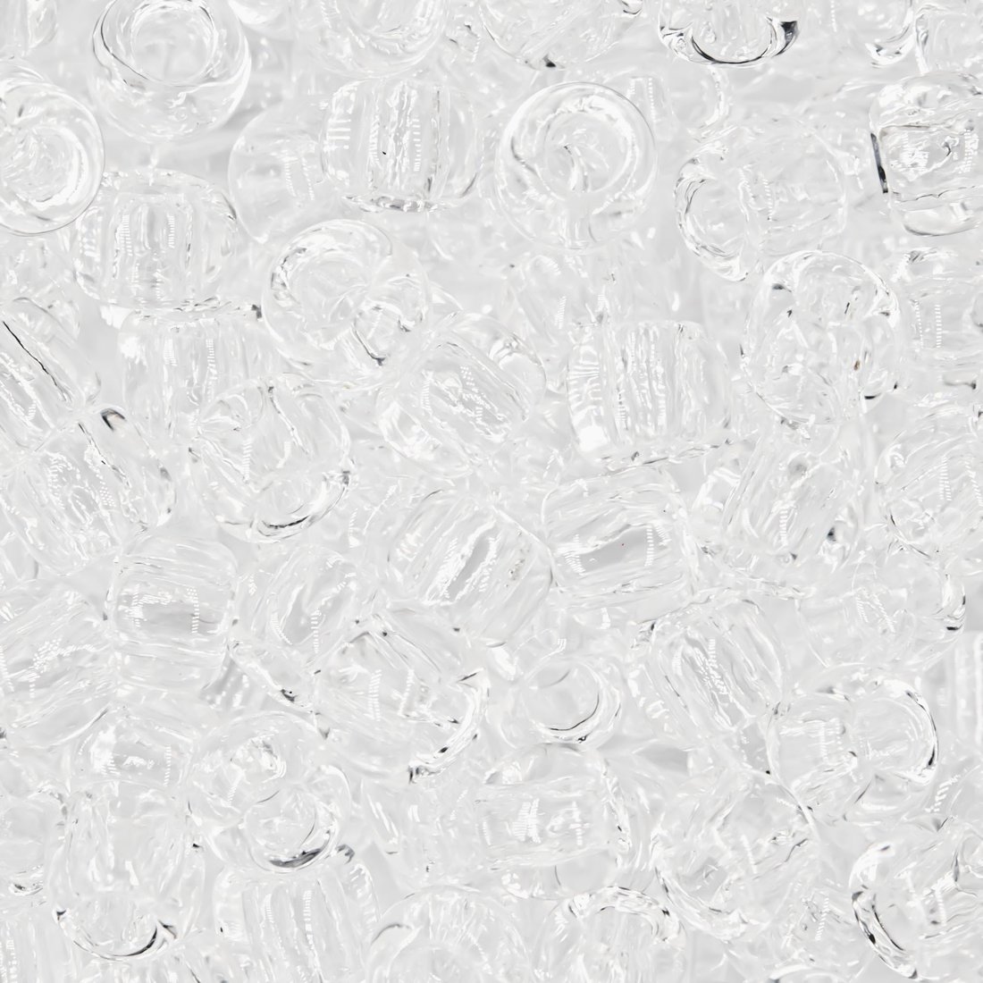 Японский бисер TOHO Round 6/0 (№1), прозрачный