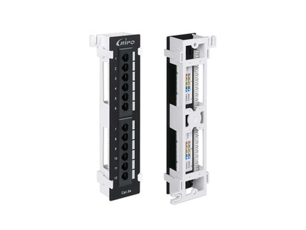 Патч-панел Ripo настенная, 12 портов RJ-45, категория 5е, с подставкой