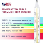 Термометр медицинский ртутный TVY-120 в пласт. футляре