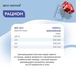 Влажный корм паучи для кошек Best Dinner Vet Profi Renal 0,085кг (диета при почечной недостаточности) говядина кусочки в соусе. 24 упаковки