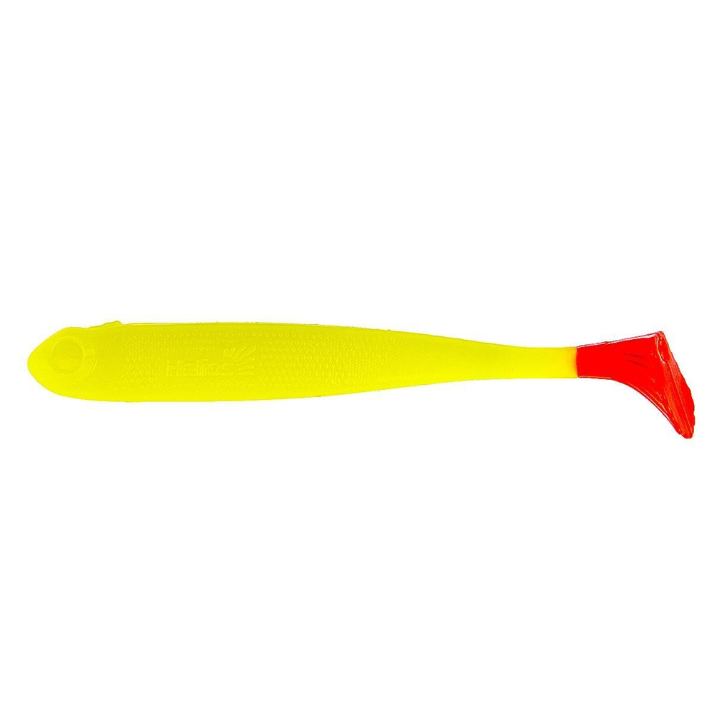 Виброхвост несъедоб. Jumbo 4,95"/12.5 см Acid lemon & Red 100шт. (HS-7-029-N) Helios