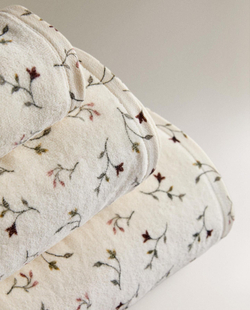 Zara Home - Банное полотенце с цветами, разноцветный, 90х150 см