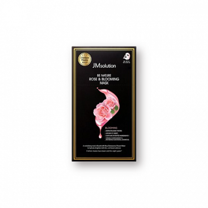 JMsolution Be Nature Rose & Blooming Mask, 24ml - Увлажняющая маска с экстрактом розы
