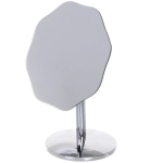 Зеркало настольное «ФОРТУНА БРИ», фигурное, цвет металл, 21*15см (коробка)