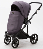 Детская коляска Adamex Marco 3 в 1 GA08 (Т. СЛИВ. ТК. + СЛИВ. КОЖ. ОТДЕЛКА)