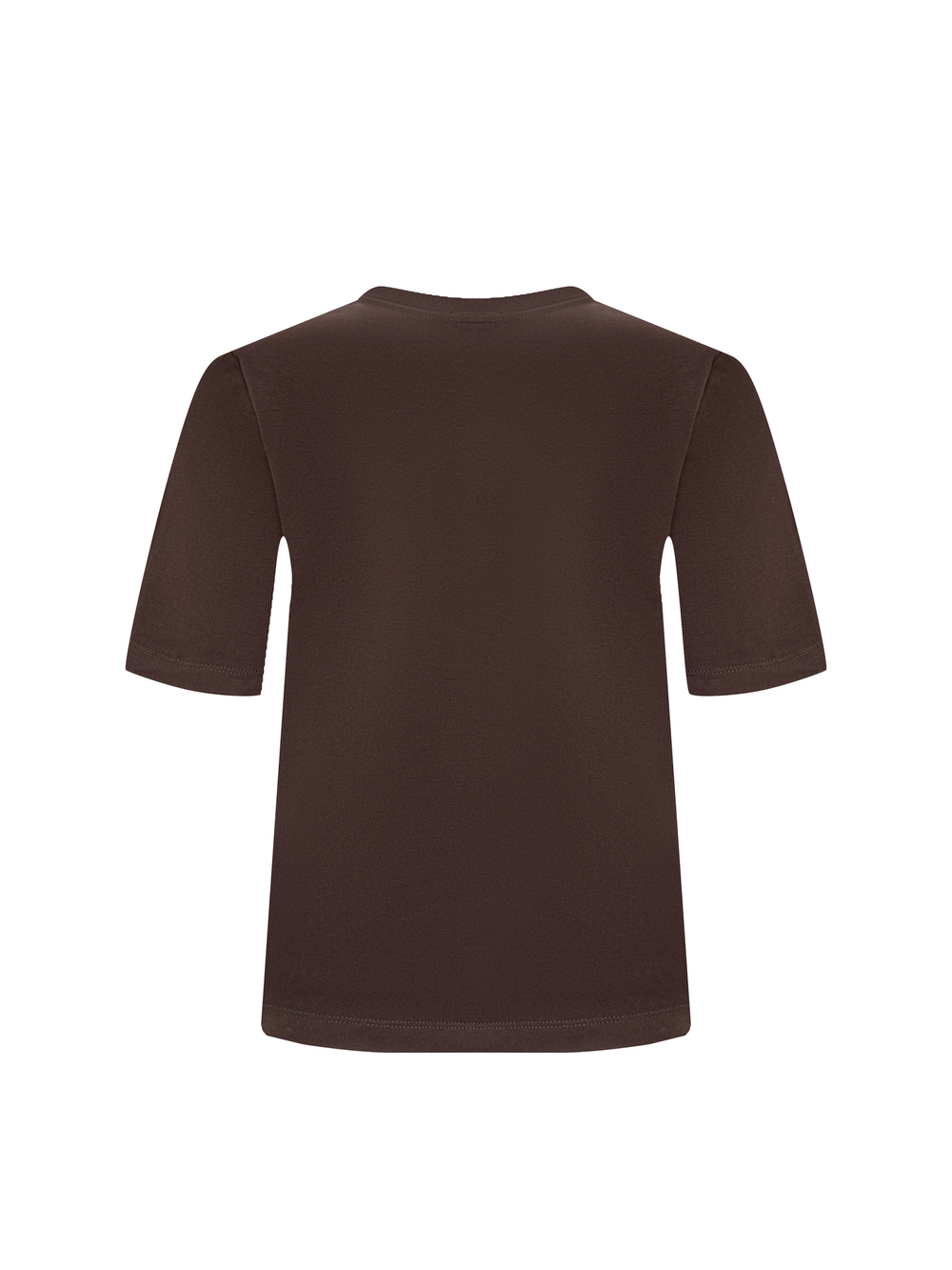 Футболка коричневая женская