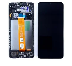 Дисплей для Samsung A125F Galaxy A12 (2020) в сборе с сенсором ( чёрный ) GH82-24491A / 24490A / 247