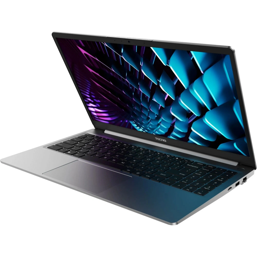 Ноутбук Tecno MegaBook K15SDA R-5 7430U 16Gb 512Gb AMD Graphics 15.6 W11H grey WiFi BT Cam 6060mAh (71005000257)