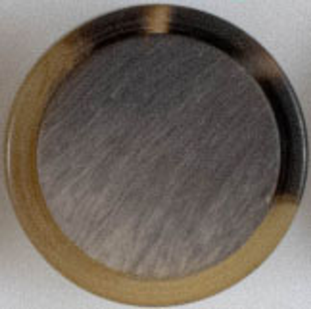 пуговица коричневый 21мм/34L пластик, матовая/глянец, на ножке PS45