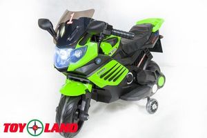 Детский электромотоцикл Toyland Minimoto LQ 158 зеленый