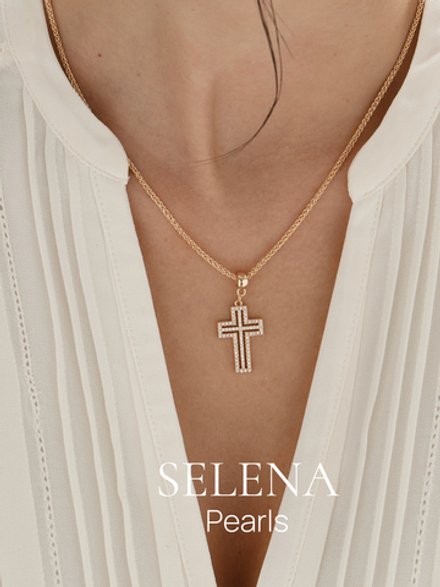 91003853 Колье Selena Pearls