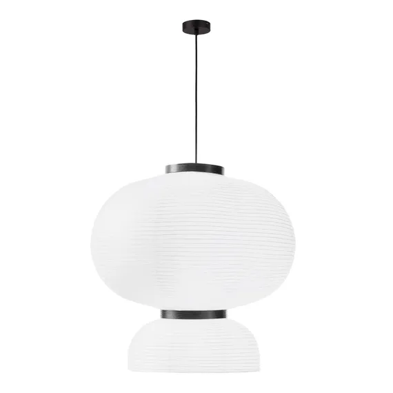 SLE6021-513-02 Светильник подвесной черный/белый D450*H480mm E27 2*60W LYKKE