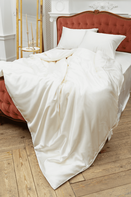 Пододеяльник 200х220 German Grass Silk Bliss Creamy White